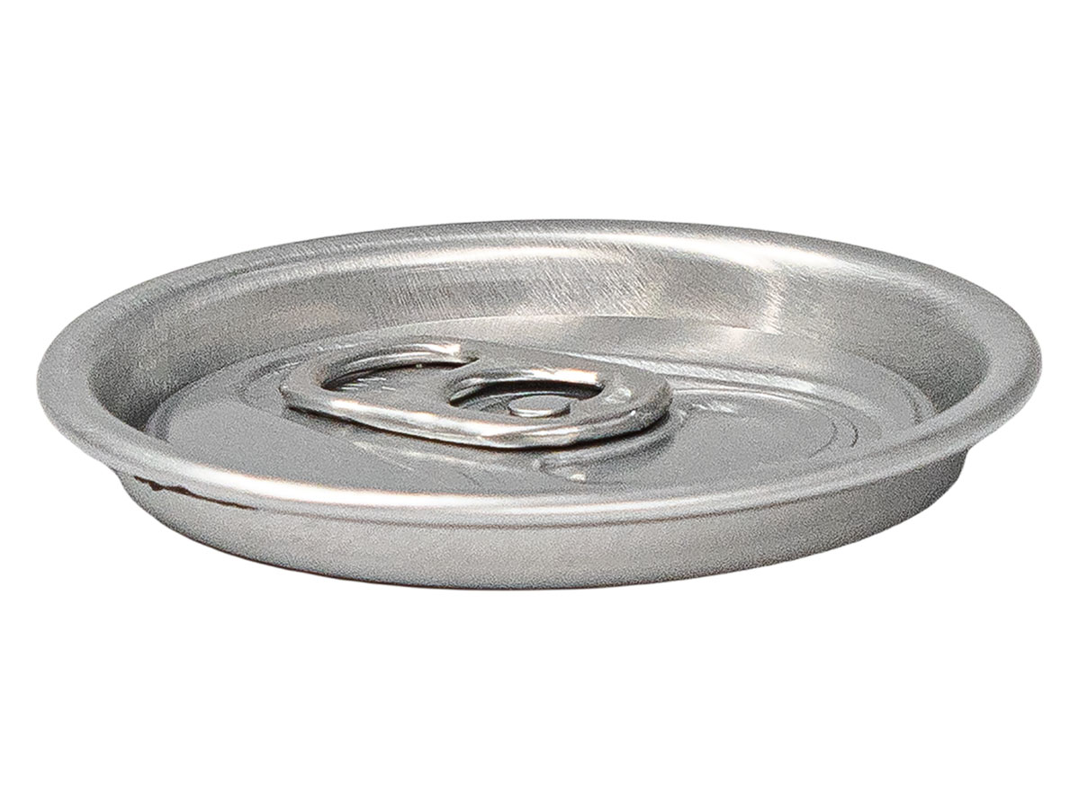 53mm Finish, Silver, Can Ends, Tin, Pull Tab