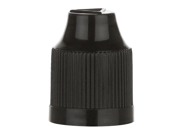 15mm Finish, Black, Caps, CRC, Fine Ribbed, Dropper Tip, TE