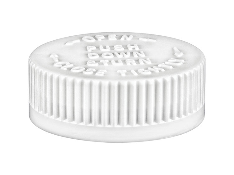 45/400 Finish, White, Caps, CRC, Fine Ribbed, Pulp/HS Lnr