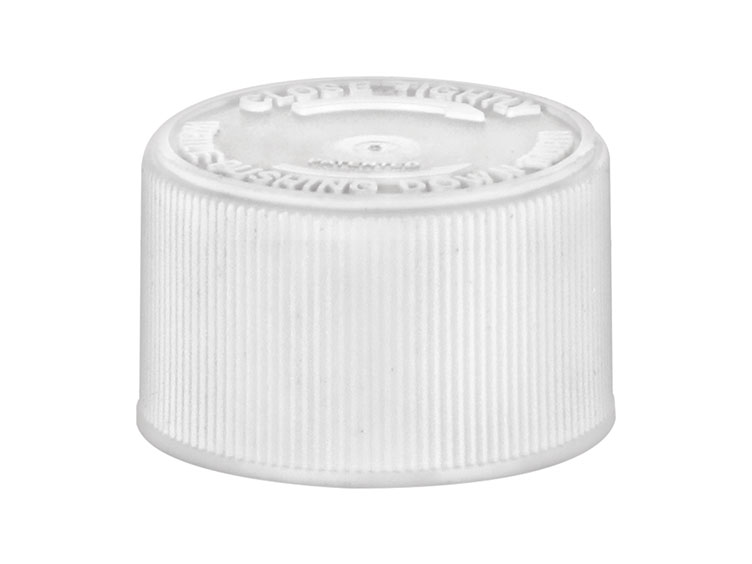 20/410 Finish, White, Caps, CRC, Fine Ribbed, Pulp/HS Lnr