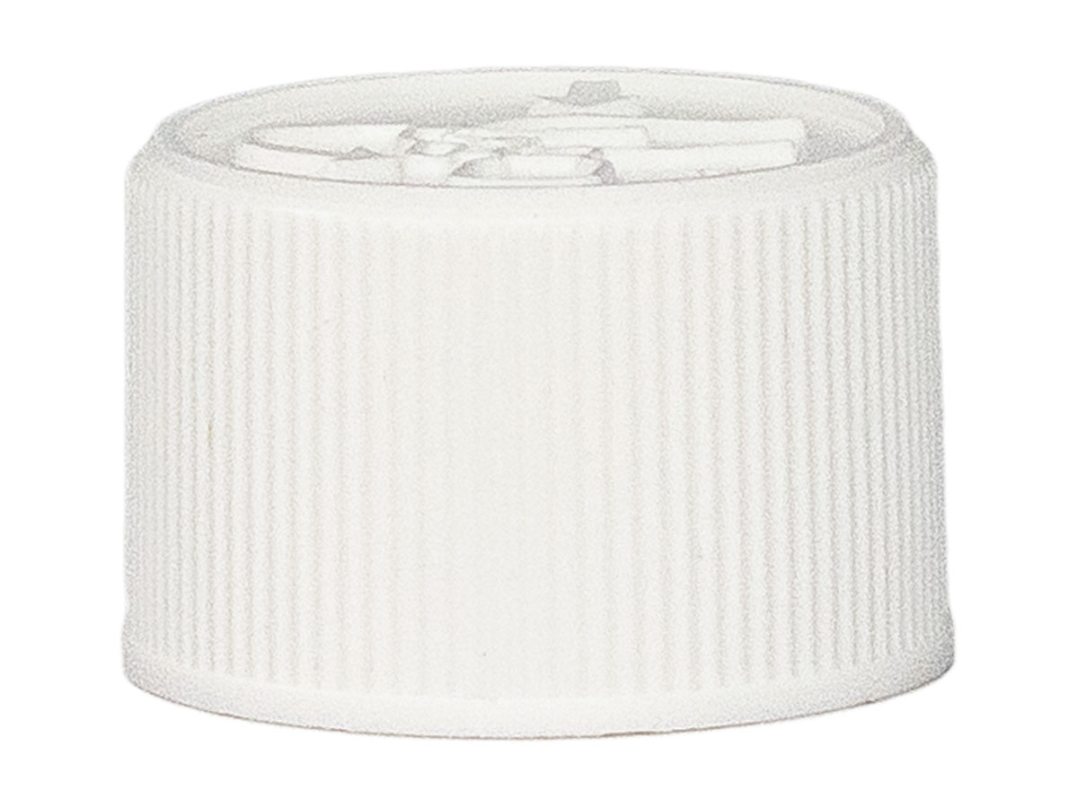 20/400 Finish, White, Caps, CRC, Fine Ribbed, Pictorial, Foam Lnr