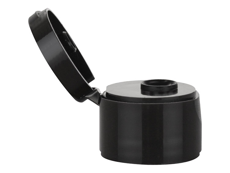 24/410 Finish, Black, Caps, Dispensing, Smooth, Snap-Top, .247" Orf, HS Lnr