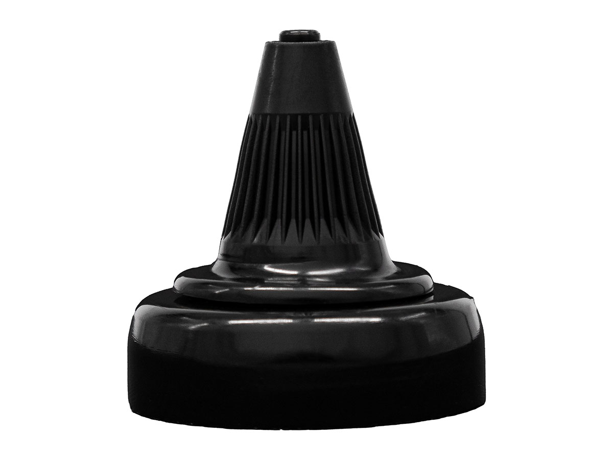 38/400 Finish, Black, Caps, Dispensing, Smooth, Twist Open/Close, HS Lnr