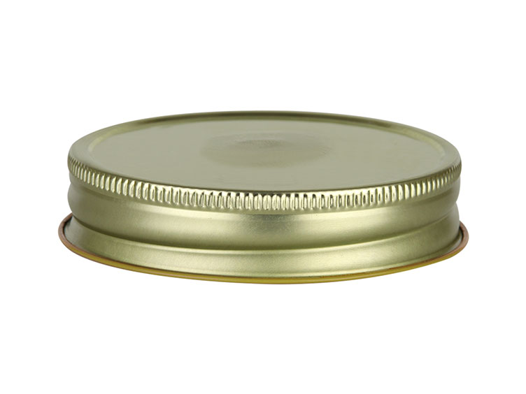 70/450 Finish, Gold, Caps, Metal, Ribbed Neck, Plastisol Lnr