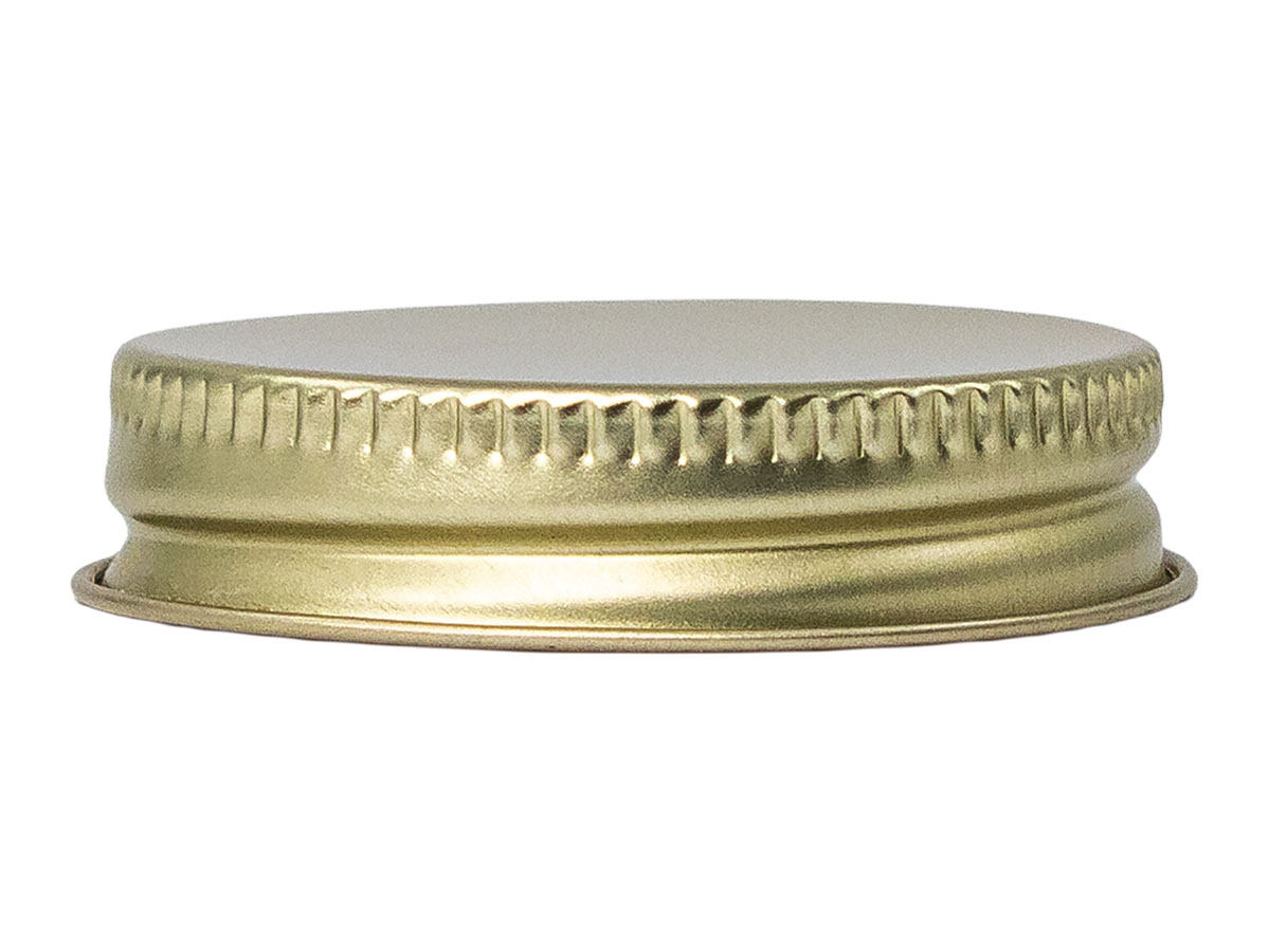 43/400 Finish, Gold, Caps, Metal, Ribbed Neck, Plastisol Lnr