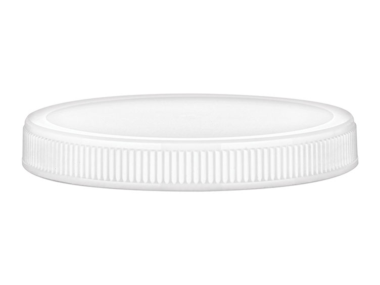 110/400 Finish, White, Caps, Fine Ribbed, Matte Top, Vented HS Lnr