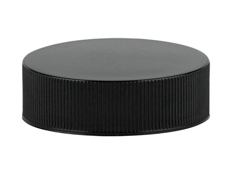 38/400 Finish, Black, Caps, Fine Ribbed, Smooth Top, HS Lnr