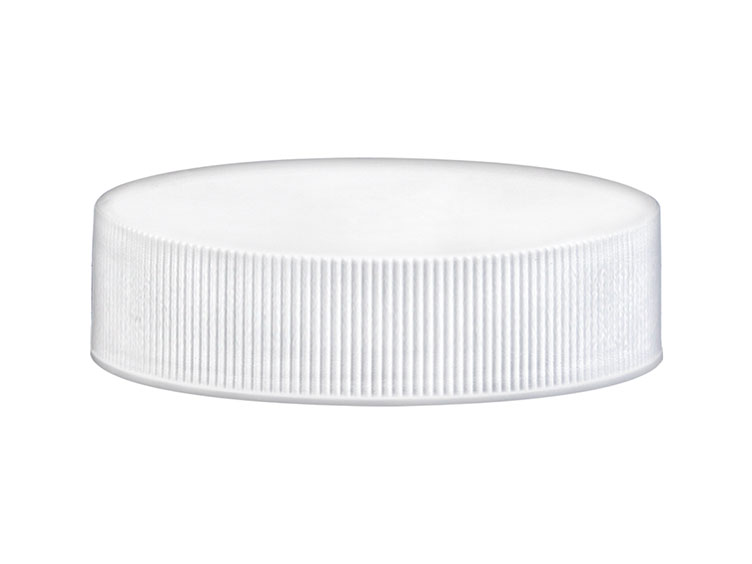 43/400 Finish, White, Caps, Fine Ribbed, Smooth Top, Pulp/HS Lnr