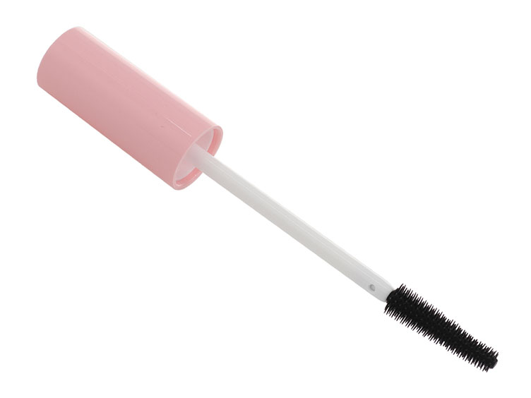 18mm Finish, Pink, Brushes, Mascara, Smooth, 3 3/8" White Stem