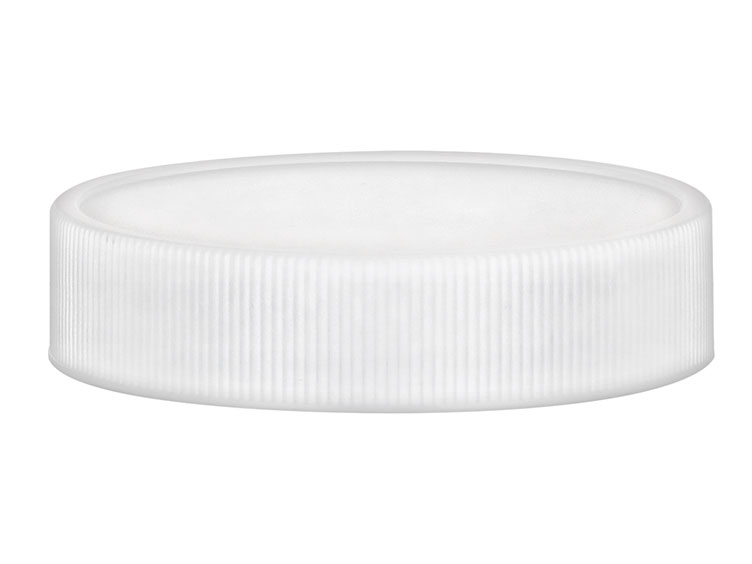 53/400 Finish, White, Caps, Fine Ribbed, Matte Top, Stacking Ring, HS Lnr