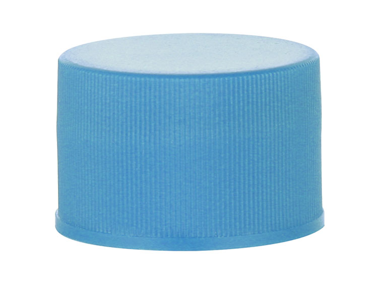 20/410 Finish, Blue, Caps, Fine Ribbed, Stipple Top, Foam Lnr