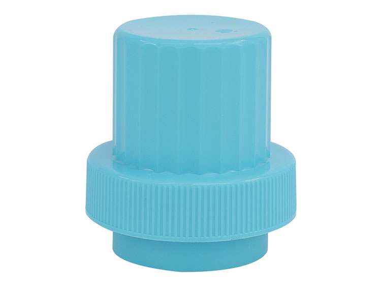 58mm Finish, Light Blue, Caps, Ribbed, Drain Back Style, Graduated Fill Lines
