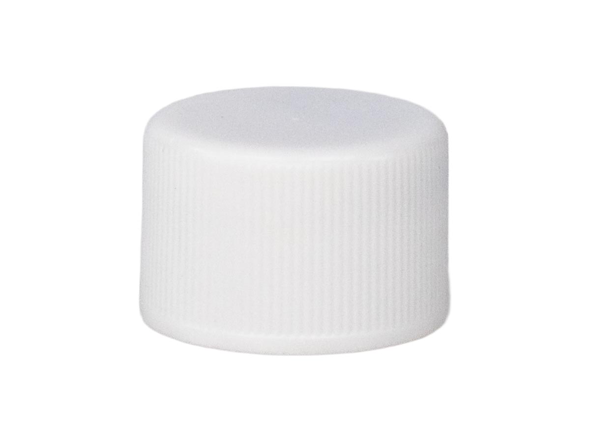 20/410 Finish, White, Caps, Fine Ribbed, Stipple Top, HS Lnr