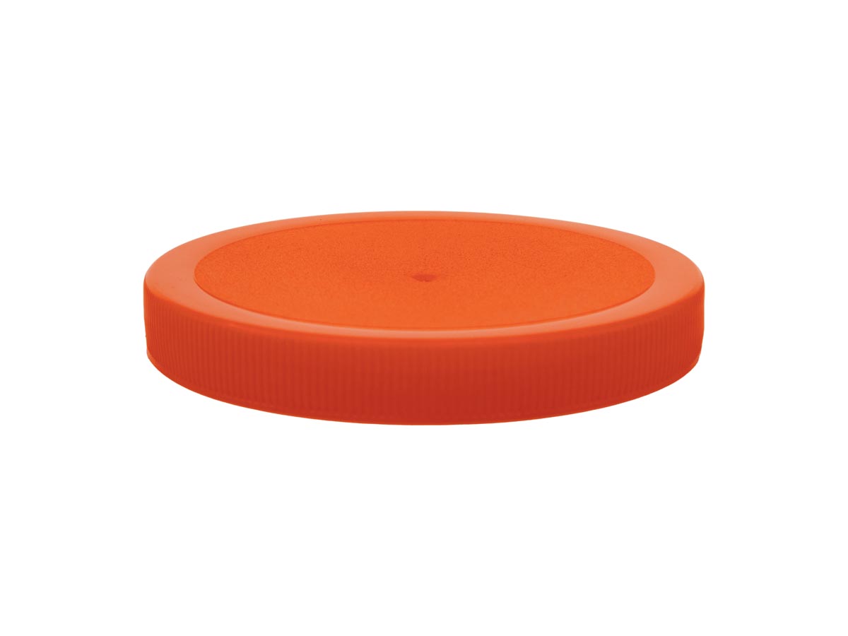 110/400 Finish, Orange, Caps, Fine Ribbed, Matte Top, HS Lnr