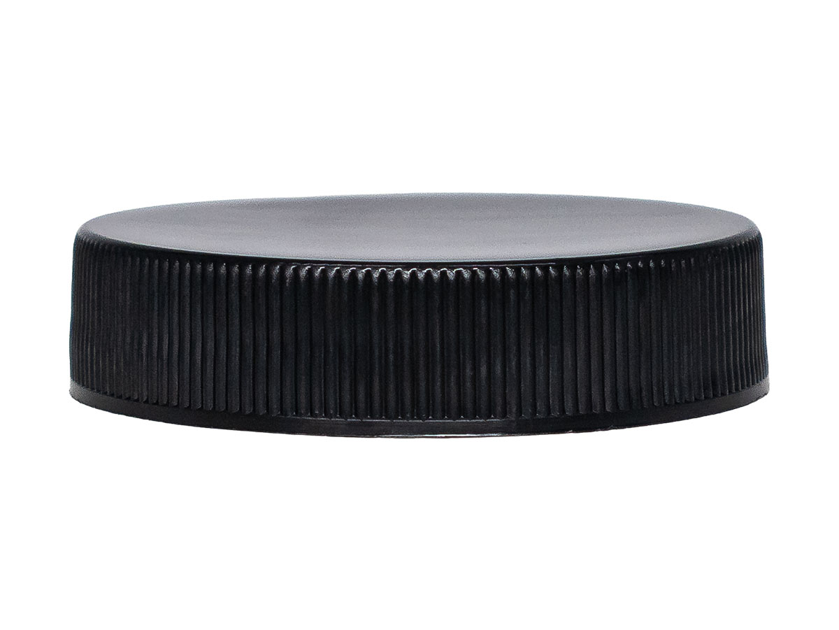 45/400 Finish, Black, Caps, Fine Ribbed, Smooth Top, HS Lnr