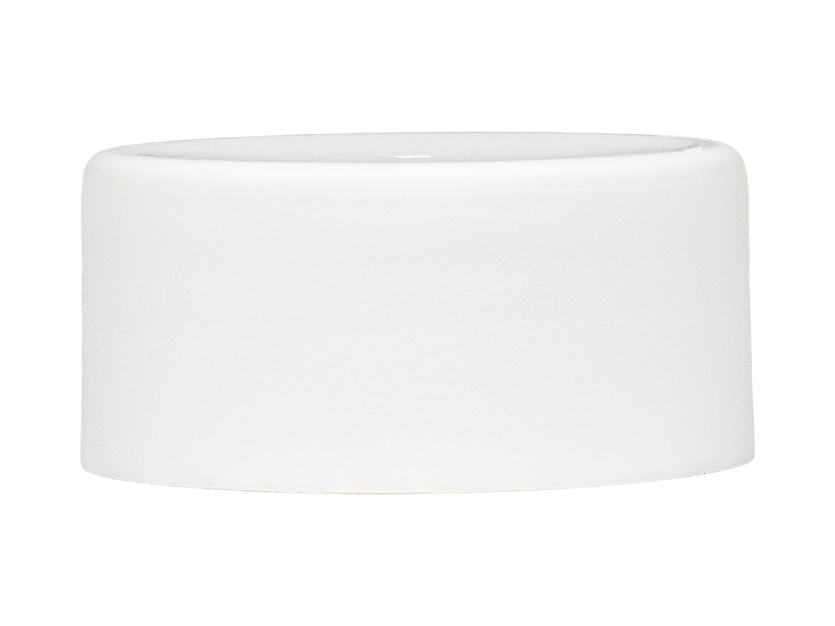 38/400 Finish, White, Caps, Matte, HS Lnr