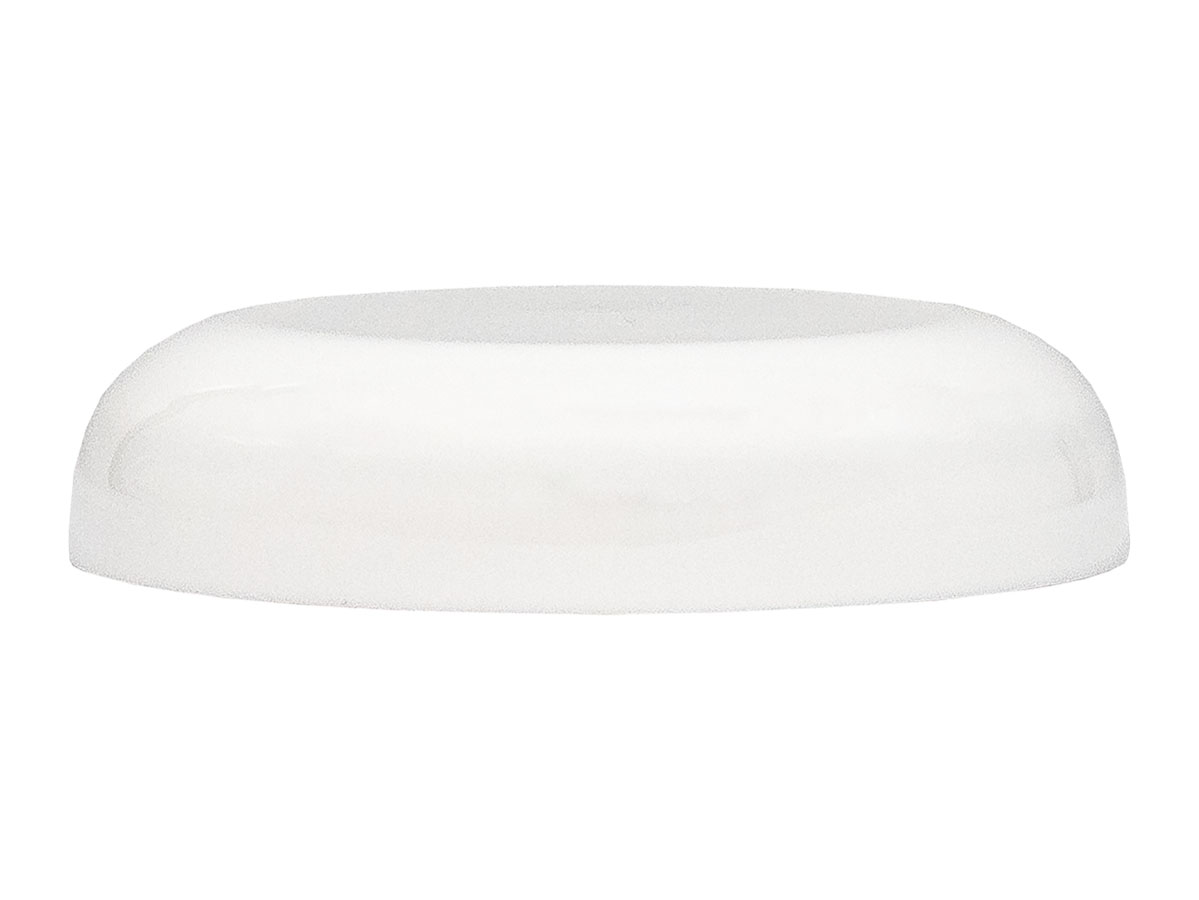 70/400 Finish, White, Caps, Smooth, Dome Style, Ps Lnr