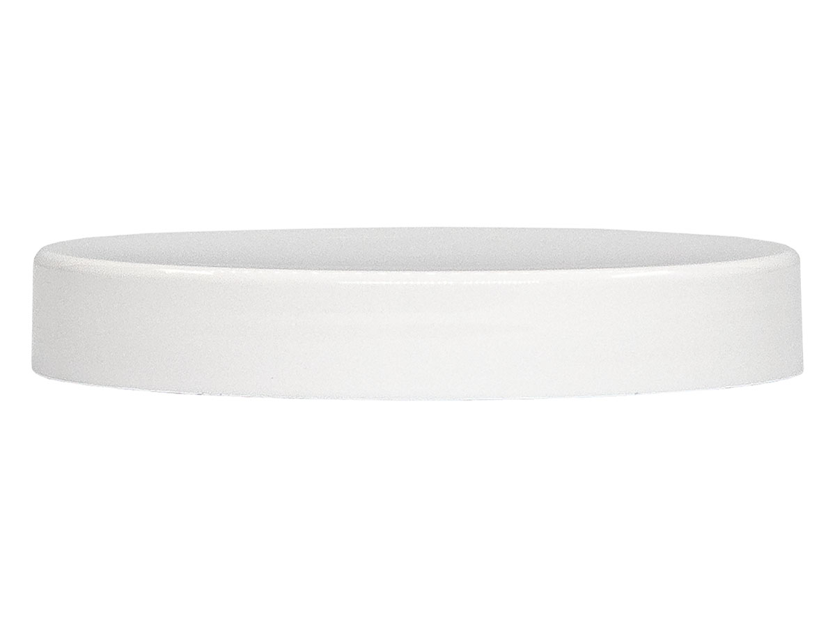 70/400 Finish, White, Caps, Smooth, Linerless