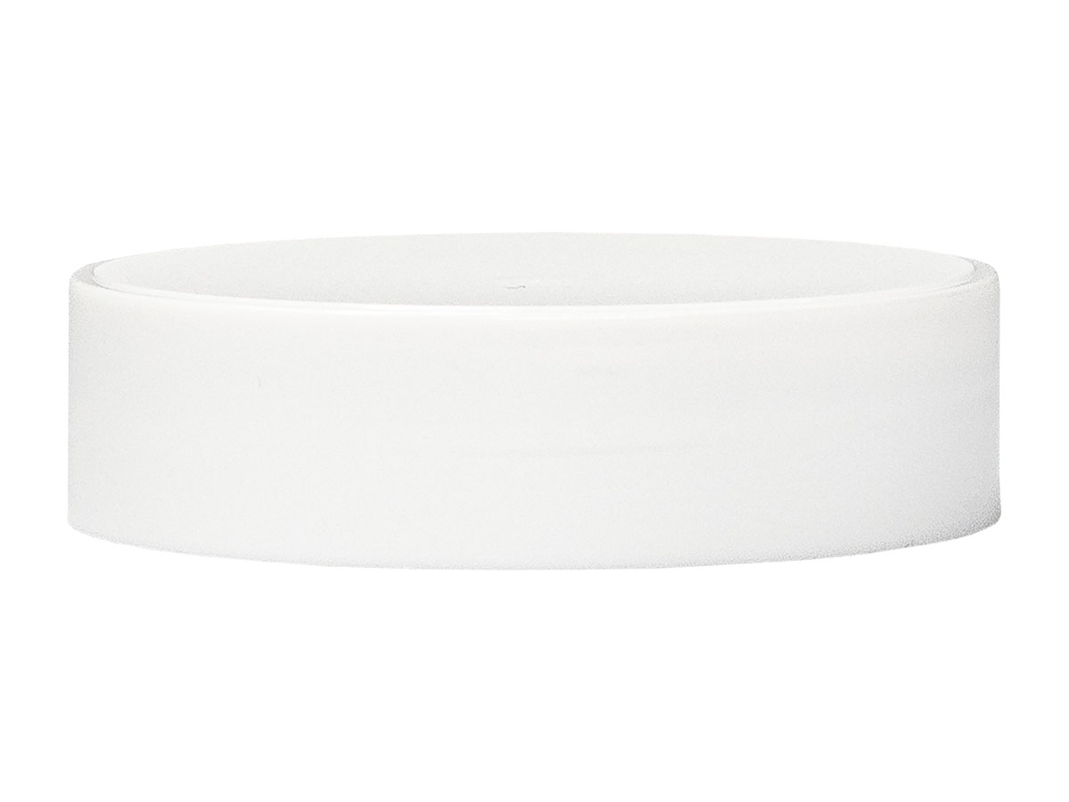 63/485 Finish, White, Caps, Smooth, Matte Top, HS Lnr