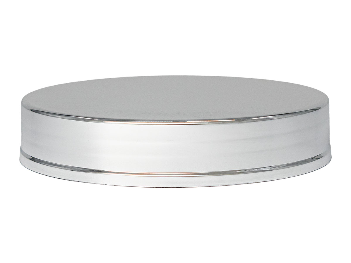 120/400 Finish, Silver, Caps, Smooth, Metallized, Pulp/HS Lnr