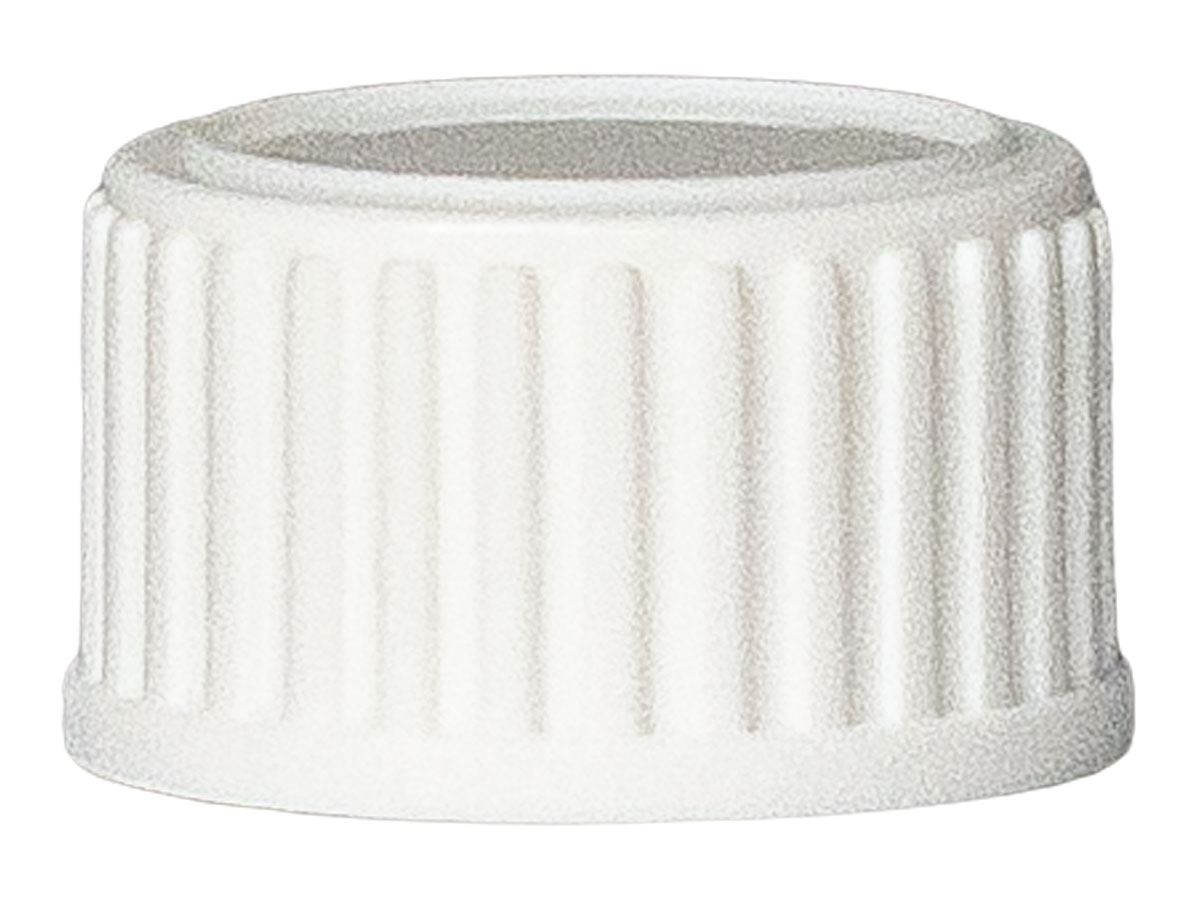 18/410 Finish, White, Caps, Ribbed, Smooth Top, Plug Seal