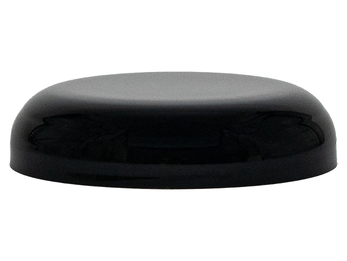 70/400 Finish, Black, Caps, Smooth, Dome Style, Foam Liner
