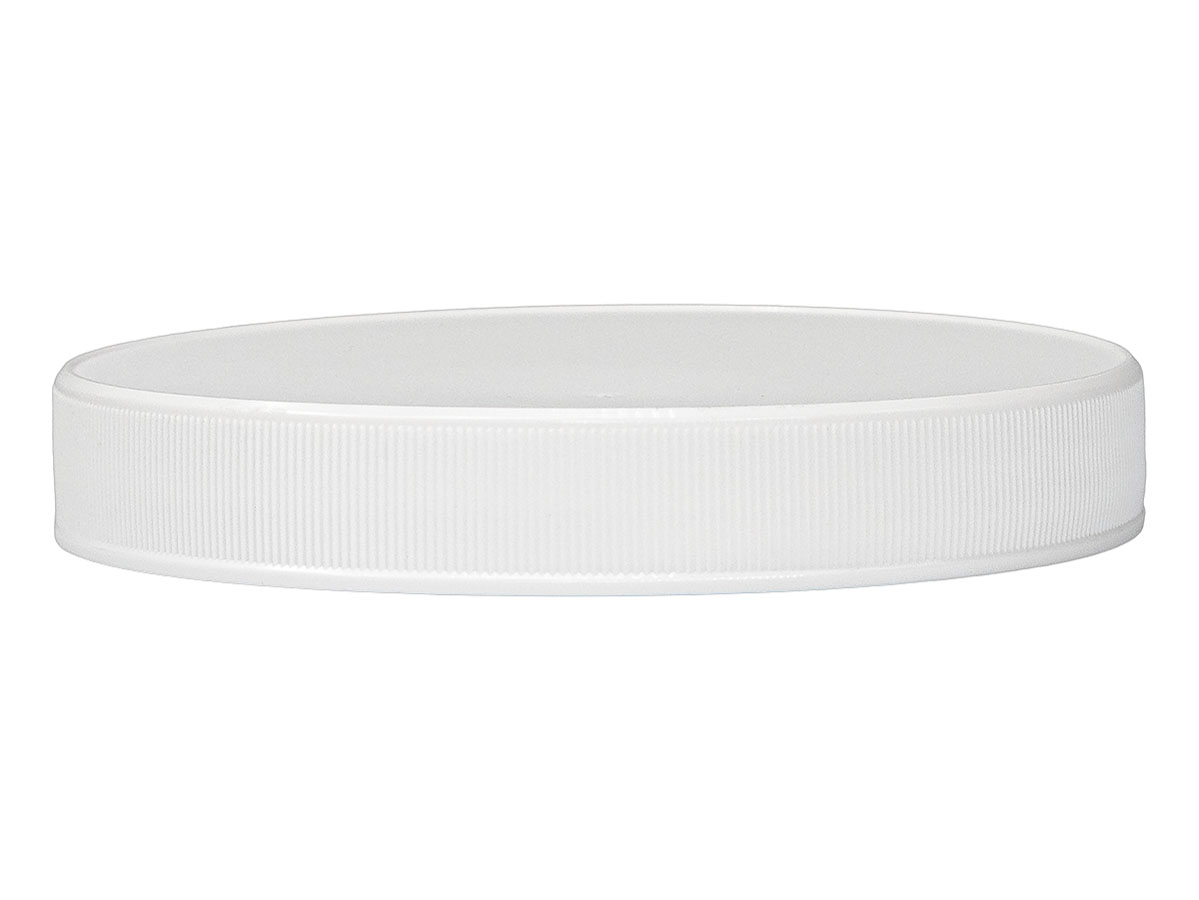 120/400 Finish, White, Caps, Fine Ribbed, Matte Top, Ps Lnr