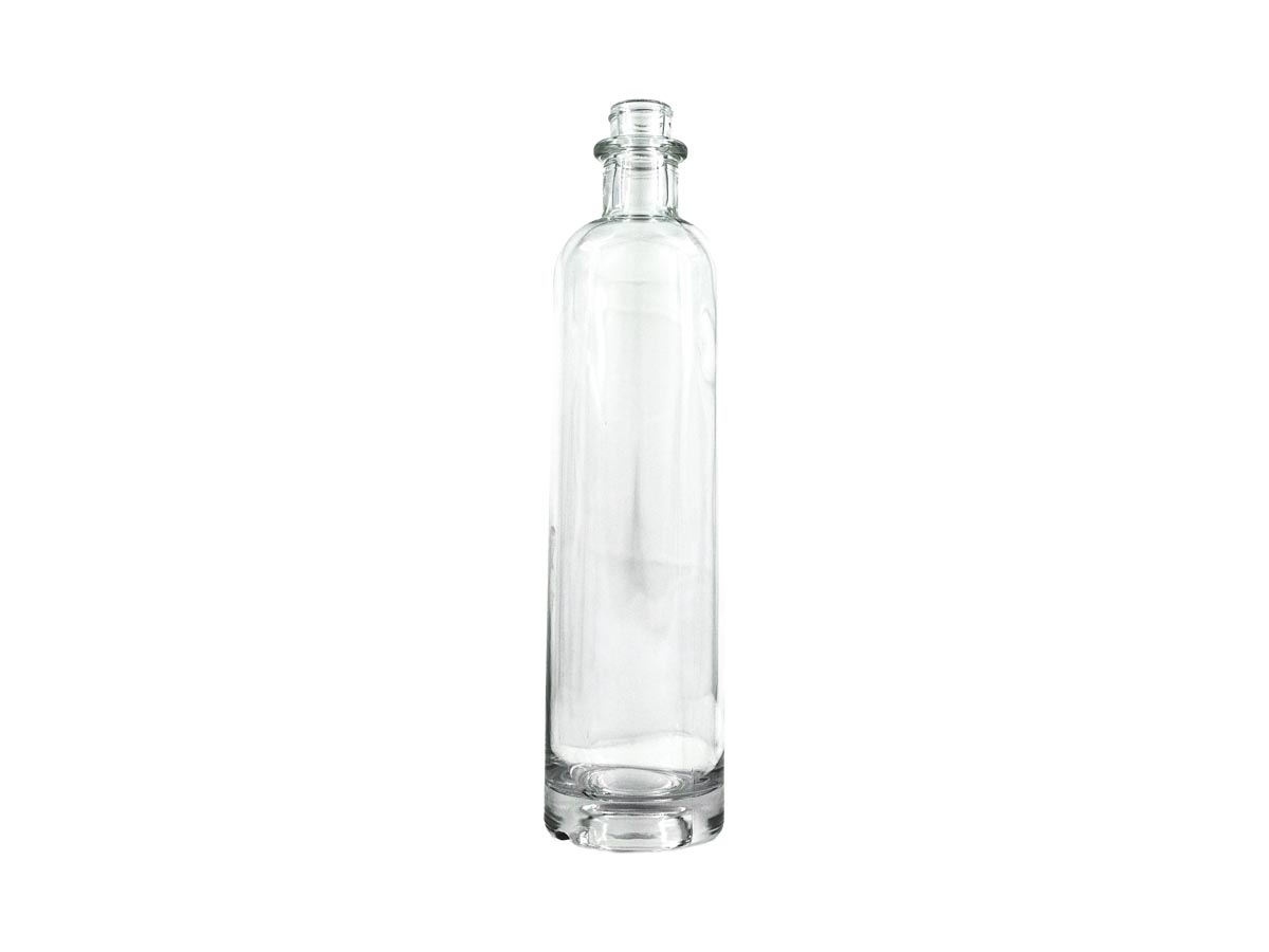 750 mL, 28mm Finish, Flint, Bottles, Glass, Liquor Style Round, Tincture Ring