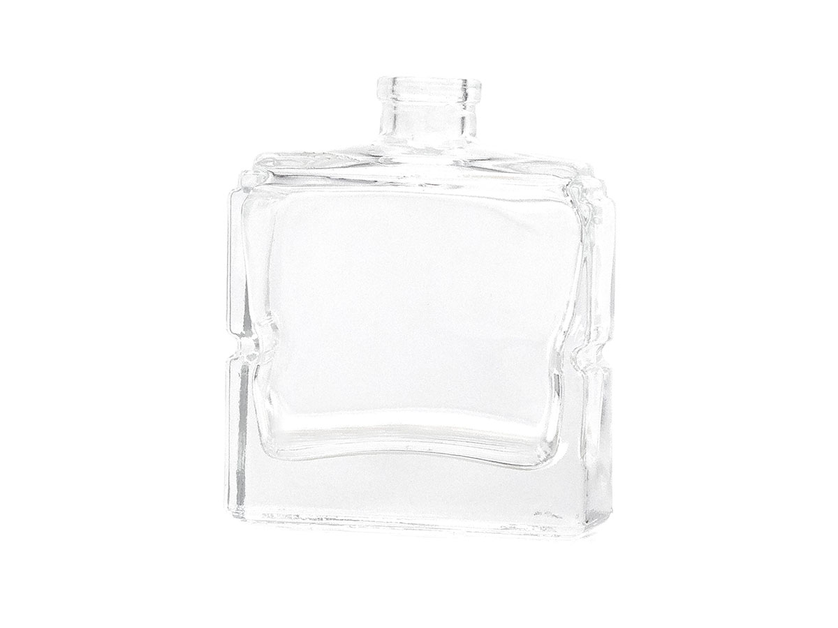 1/2 oz., 13mm Crimp Finish, Flint, Bottles, Glass, Quadrilateral, Indented For Overcap, Crimp Finish