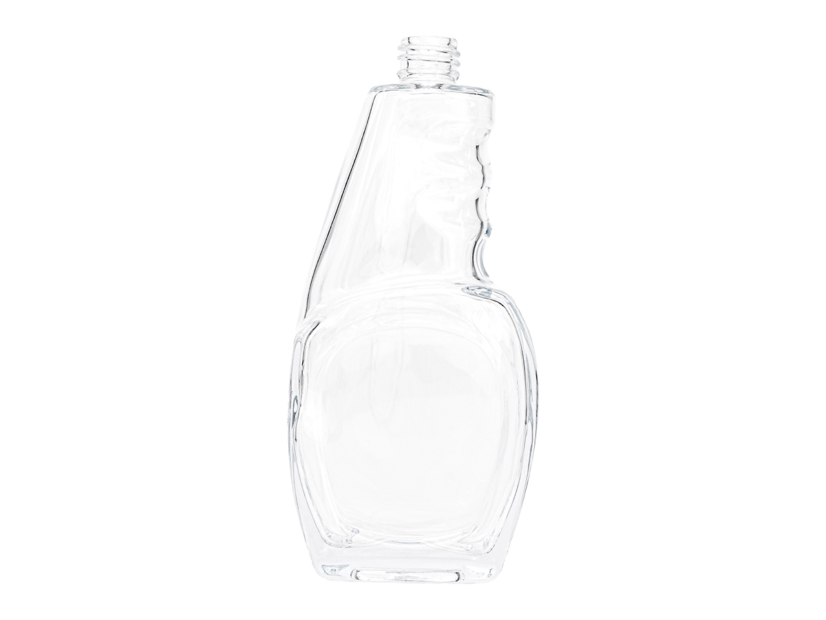 6 oz, 20/410 Finish, Flint, Bottles, Glass, Trigger Oblong, Label Panel