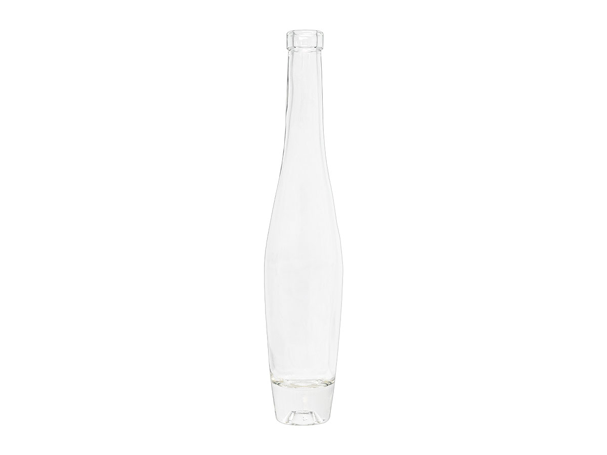 375 mL, Cork Finish, Flint, Bottles, Glass, Liquor Style Round