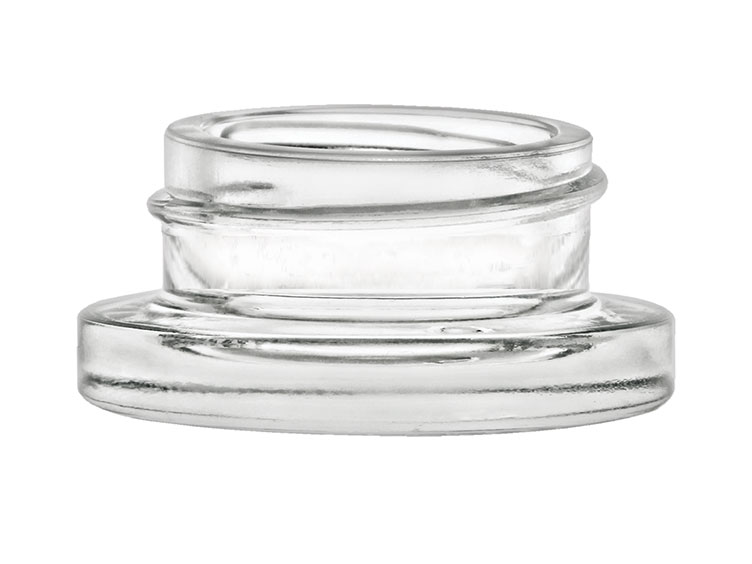 9 mL, 38/400 Finish, Flint, Jars, Glass, Round