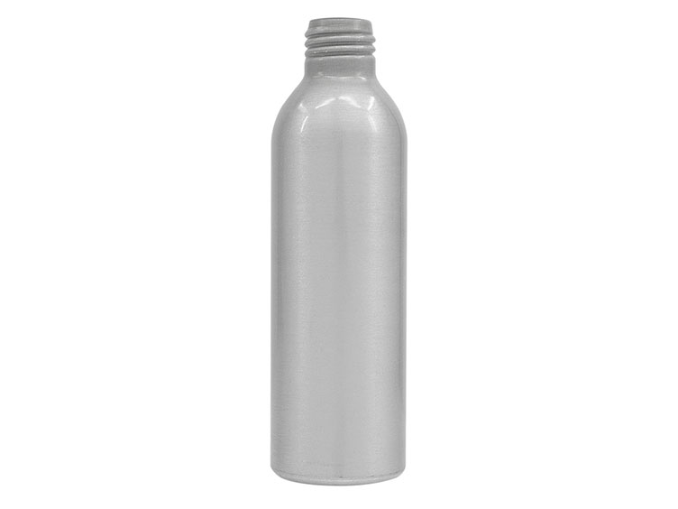 180 mL, 24/410 Finish, Silver, Bottles, Aluminum, Bullet, 45mm X 150mm, Lined In