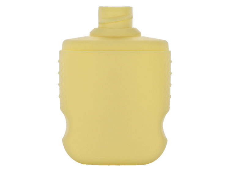 100 mL, 20mm Finish, Yellow, Bottles, Other, Ribbed Grip Soft Touch Oval