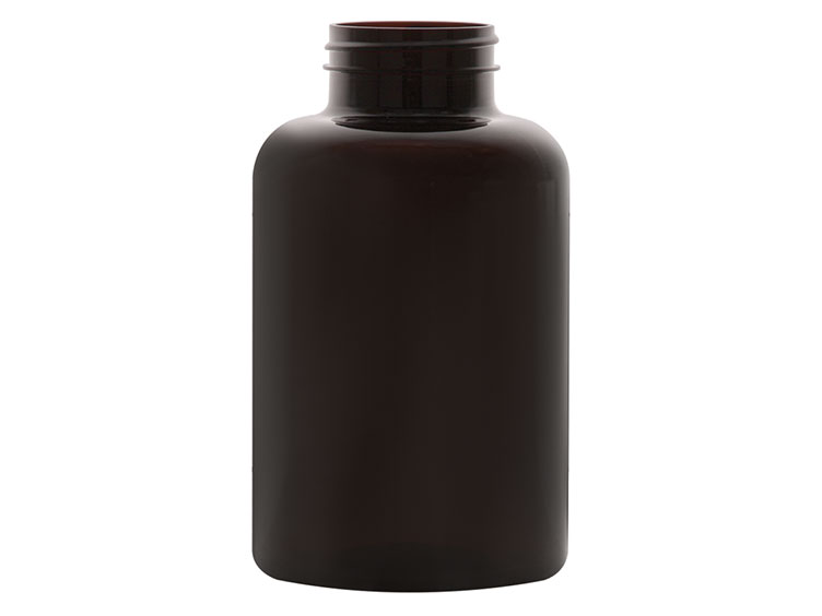 750 cc, 45/400 Finish, Dark Amber, Bottles, PET, Round Packer