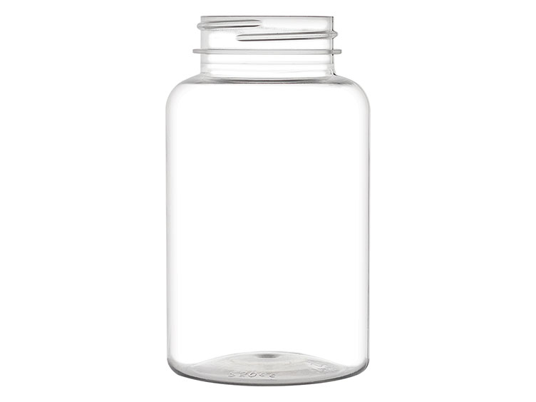 100 cc, 38/400 Finish, Clear, Bottles, PET, Round Packer