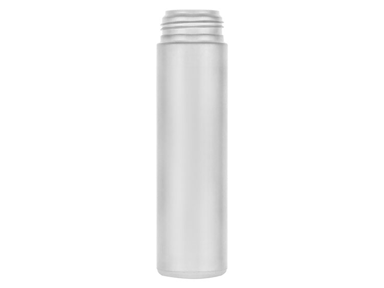 8 oz., 43mm Finish, Natural, Bottles, HDPE, Foamer Style Cylinder Round
