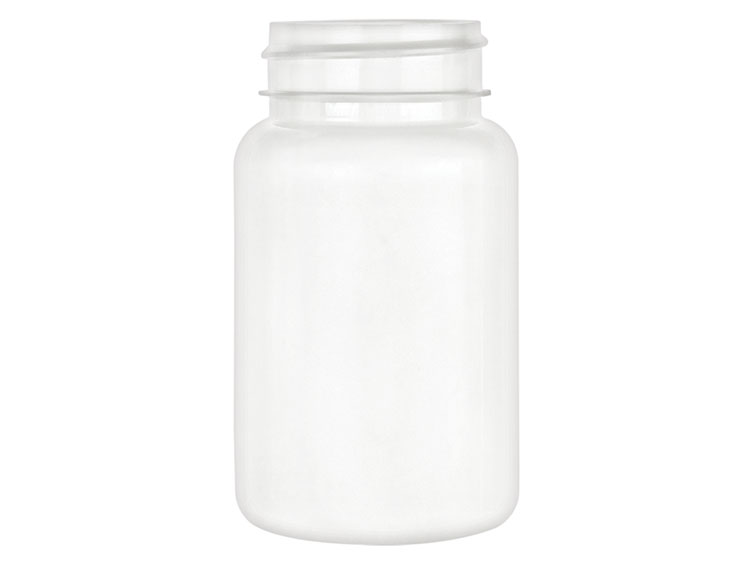 100 cc, 38/400 Finish, White, Bottles, HDPE, Round Packer