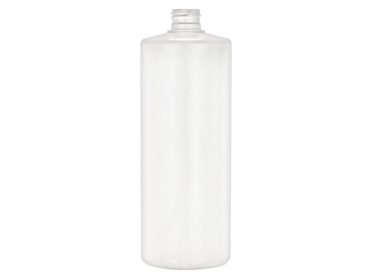32 oz., 28/410 Finish, White, Bottles, HDPE, Cylinder Round