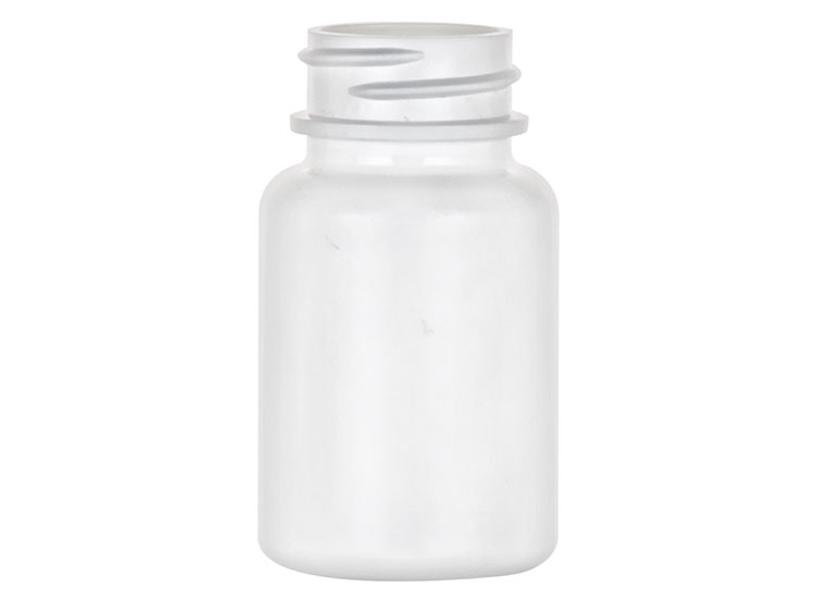 30 cc, 28/400 Finish, White, Bottles, HDPE, Round Packer