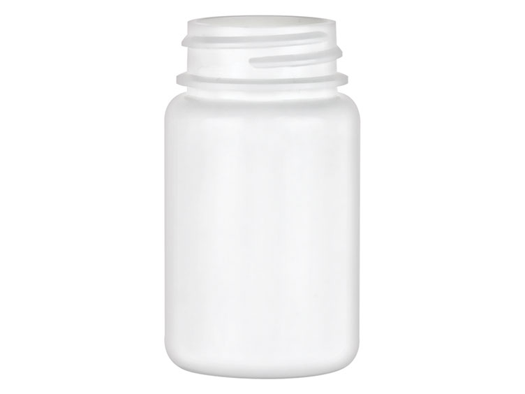 50 cc, 33/400 Finish, White, Bottles, HDPE, Round Packer