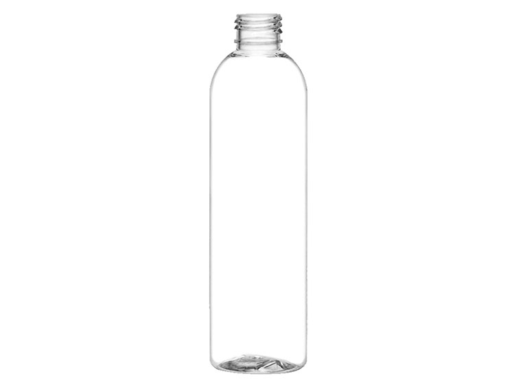 8 oz., 24/410 Finish, Clear, Bottles, PET, Bullet