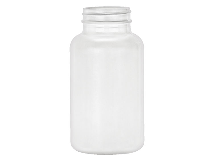 300 cc, 45/400 Finish, White, Bottles, HDPE, Round Packer