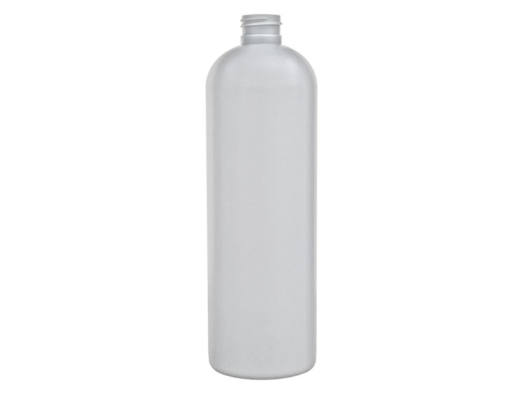 16 oz., 24/410 Finish, Gray, Bottles, HDPE, Bullet