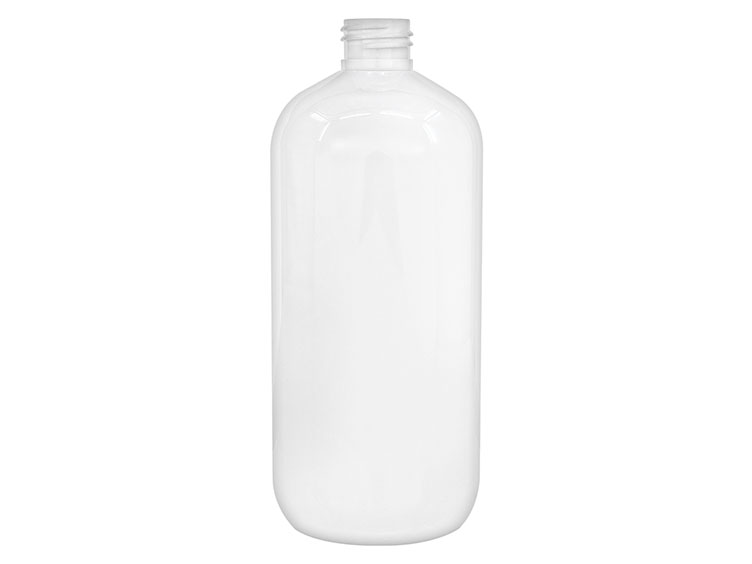 16 oz., 24/410 Finish, White, Bottles, PET, Boston Round