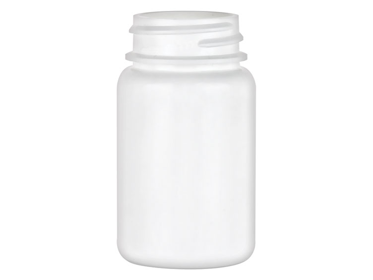 50 cc, 33/400 Finish, White, Bottles, HDPE, Round Packer