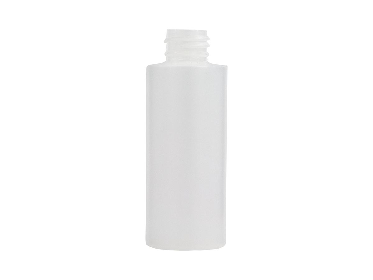2 oz., 20/410 Finish, Natural, Bottles, HDPE, Cylinder Round