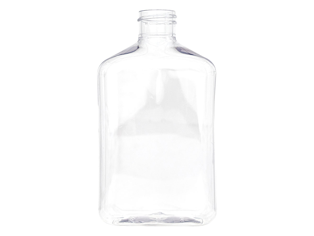 12 oz., 28/410 Finish, Clear, Bottles, PET, Oblong