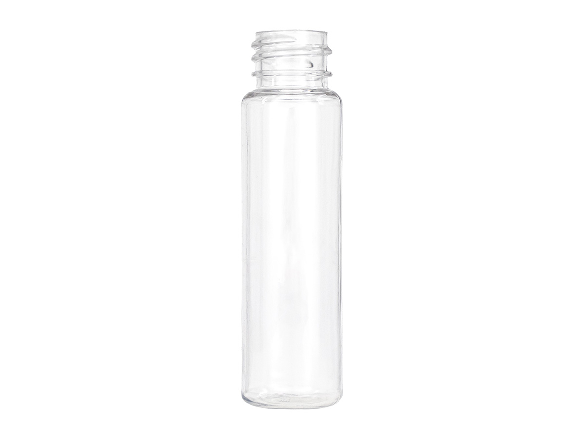 1 oz., 20/410 Finish, Clear, Bottles, PET, Cylinder Round