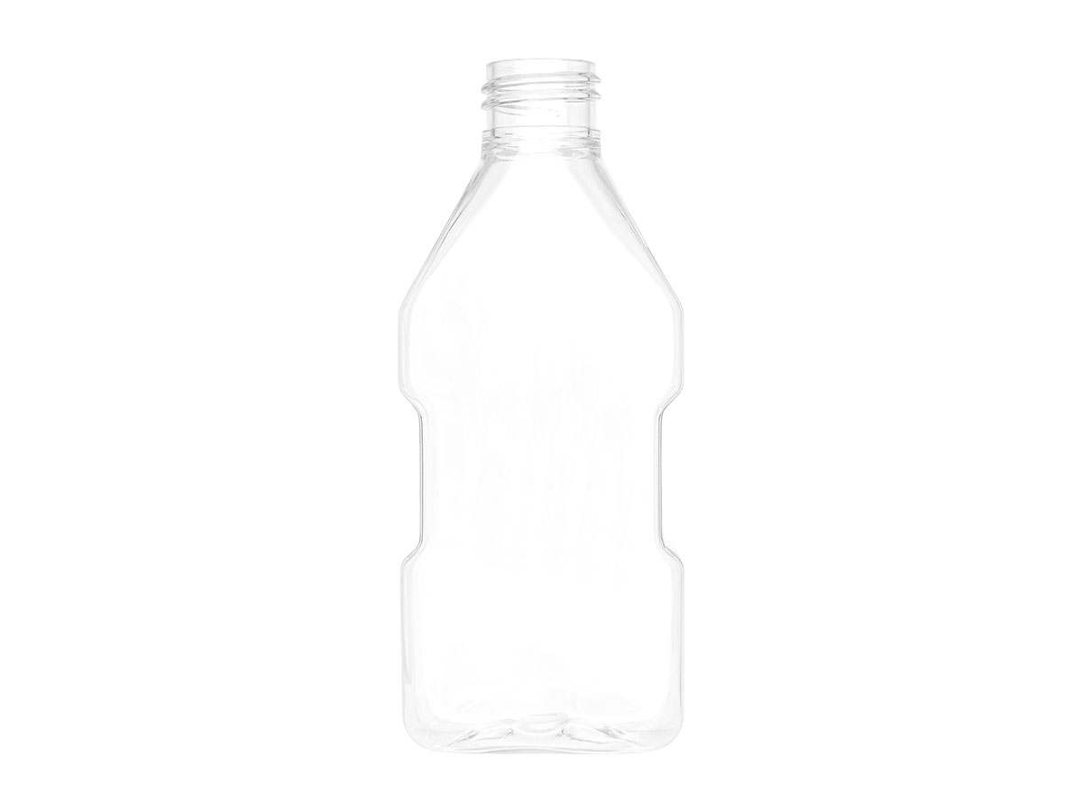 8 oz., 24/410 Finish, Clear, Bottles, PET, Oblong